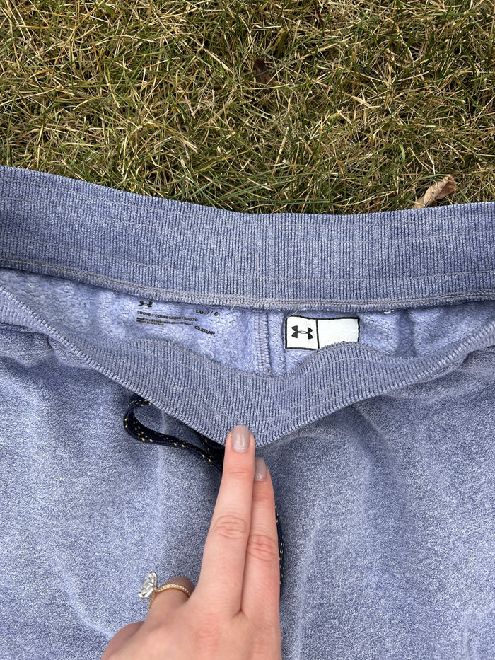 Notre Dame Gray Under Armour Jogger Sweatpants Large