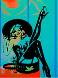 Peace Bombshell (Red & Turquoise)