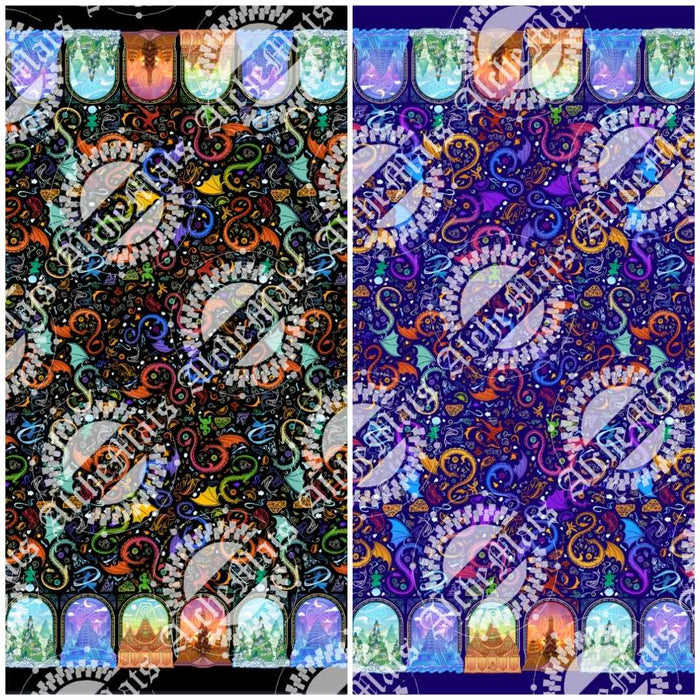 Preorder R31 FABRIC/VINYL ATLA Double Border Print