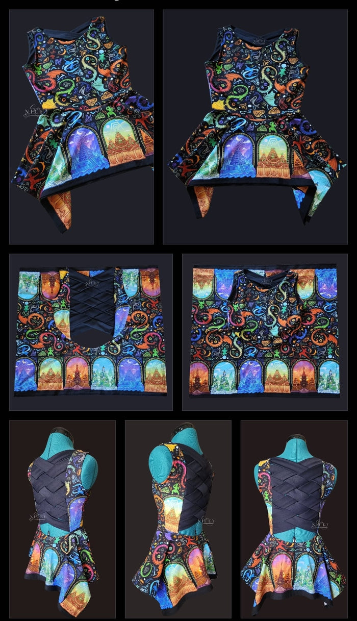 Preorder R31 FABRIC/VINYL ATLA Double Border Print