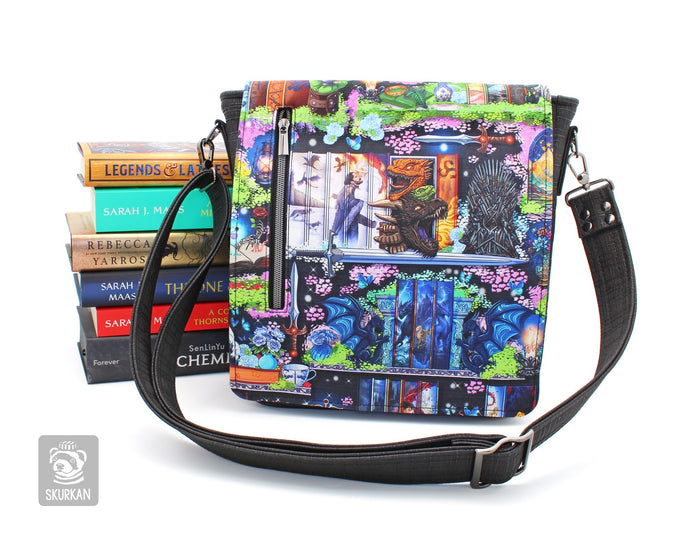 Preorder R31 FABRIC/VINYL Bookish Romantasy Shelf