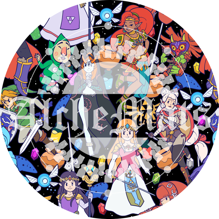 Preorder R31 Fabric/Vinyl Cartoony Hairule Characters
