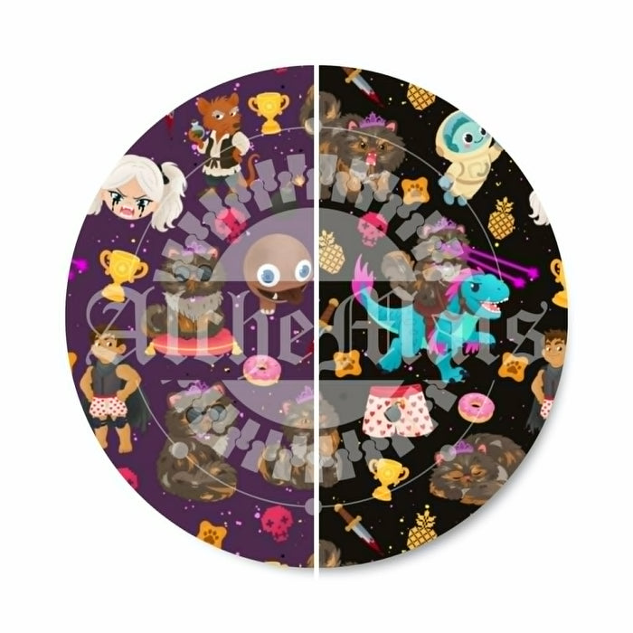 Preorder R31  Fabric/Vinyl Cutie Princess Doughnut