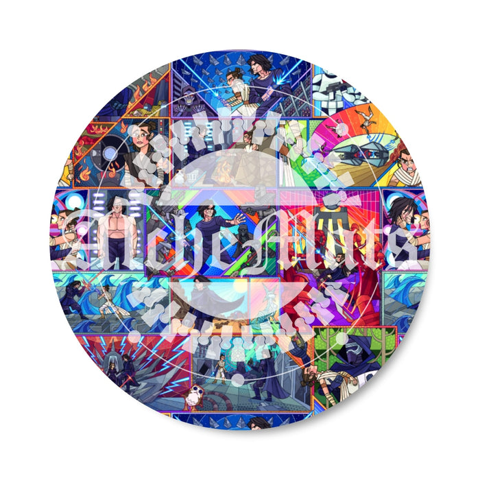 Preorder R31 FABRIC/VINYL Dyad Stained Glass