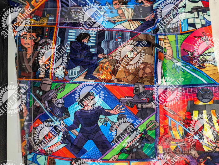 Preorder R31 FABRIC/VINYL Dyad Stained Glass
