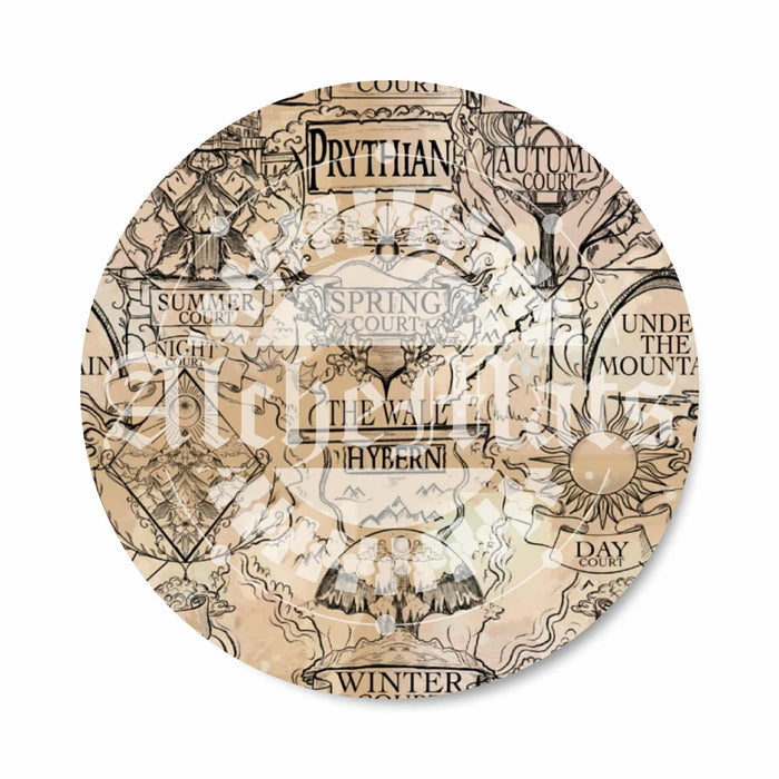 Preorder R31 Fabric/Vinyl Fairy Court Map