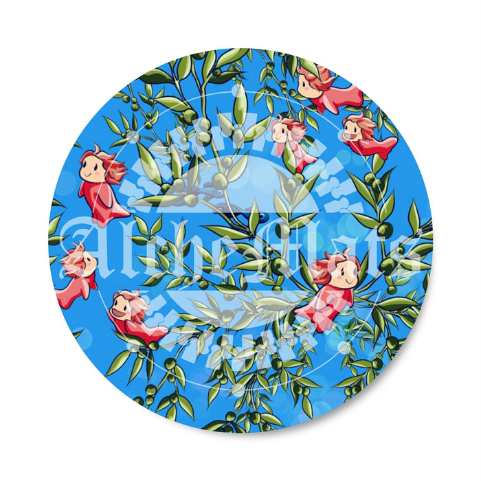 Preorder R31 Fabric/Vinyl Fish Girl Damask
