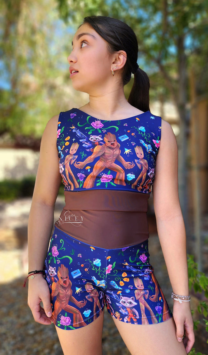 Preorder R31 FABRIC/VINYL I am G-root Double Border Print