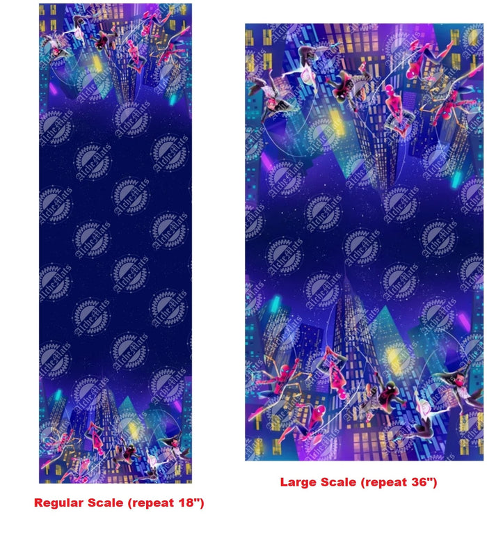 Preorder R31 FABRIC/VINYL Multi Spider Double Border