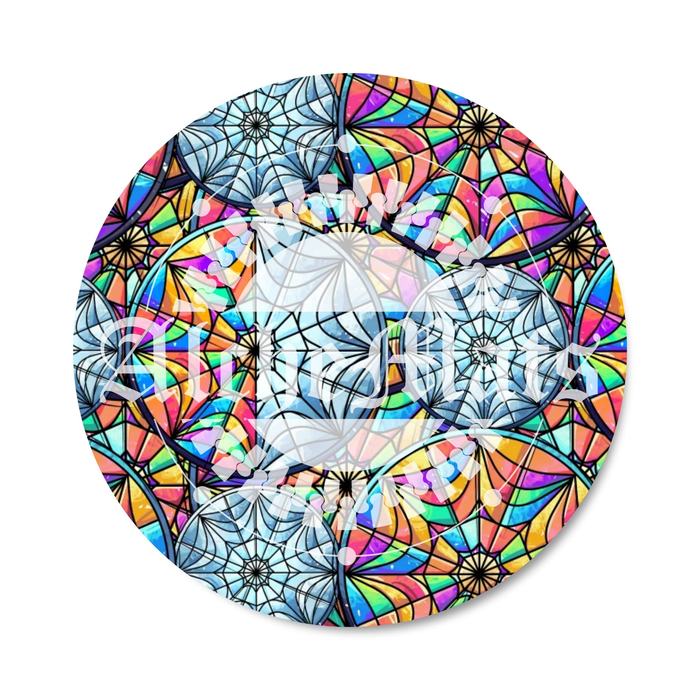 Preorder R31 FABRIC/VINYL Nevermore Stained Glass Coordinate