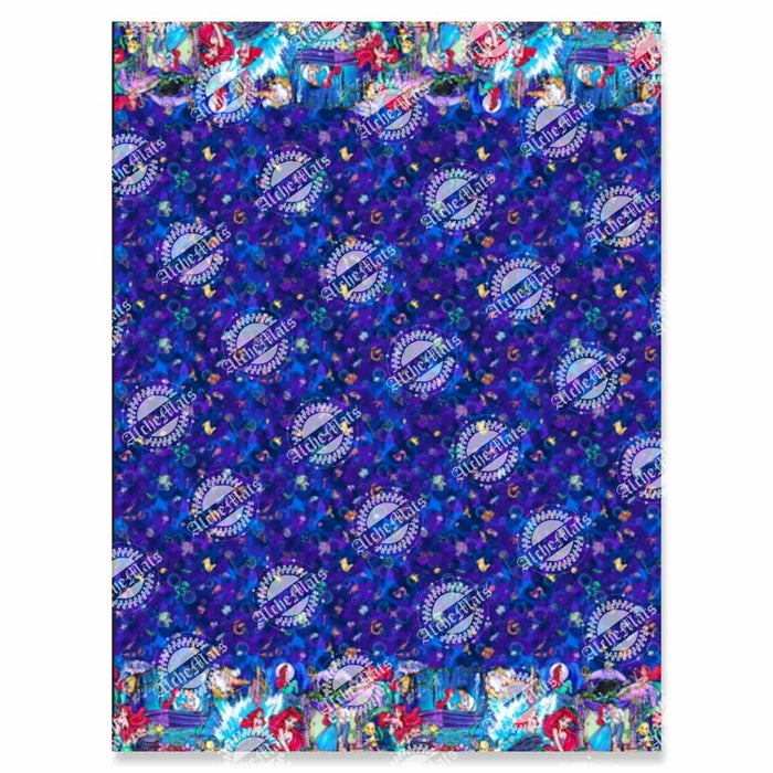 Preorder R31 FABRIC/VINYL OG Mermaid Double Border Print
