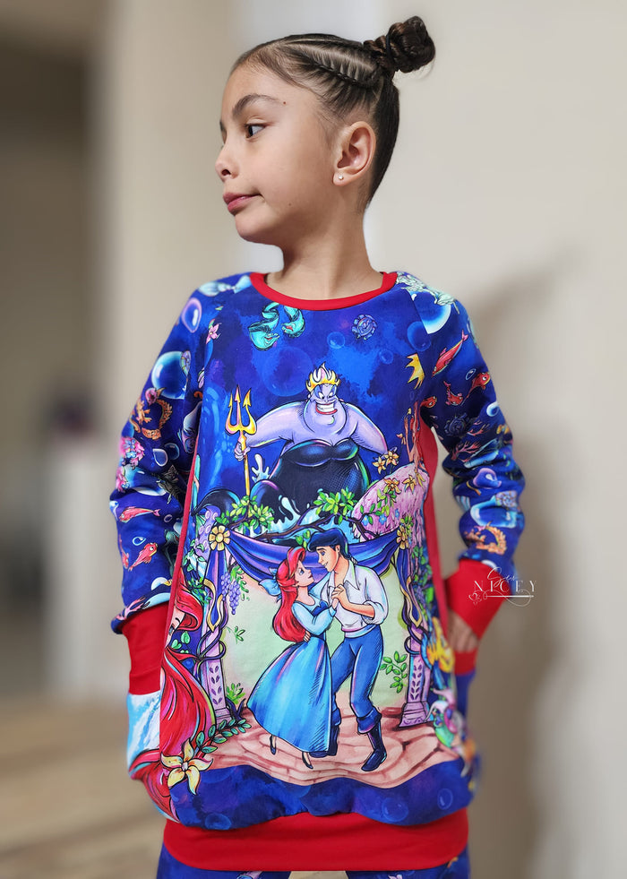 Preorder R31 FABRIC/VINYL OG Mermaid Double Border Print