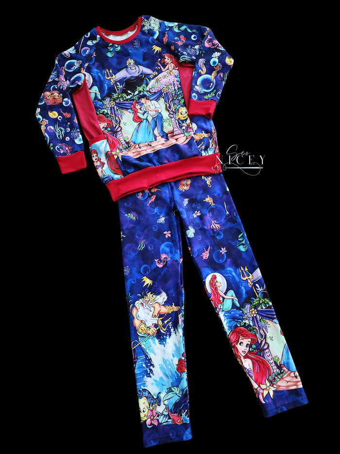 Preorder R31 FABRIC/VINYL OG Mermaid Double Border Print