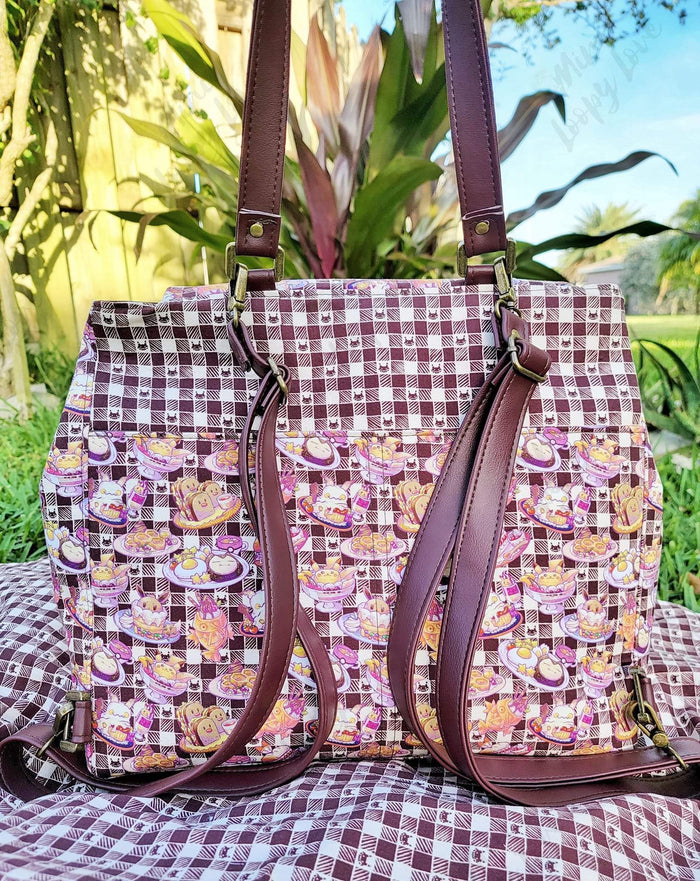 Preorder R31 Fabric/vinyl Poke Gingham Brown