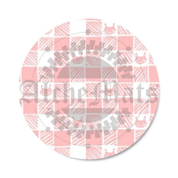 Preorder R31 Fabric/vinyl Poke Gingham Pink