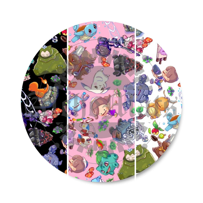 Preorder R31 Fabric/Vinyl Poke Utopia Characters Tossed