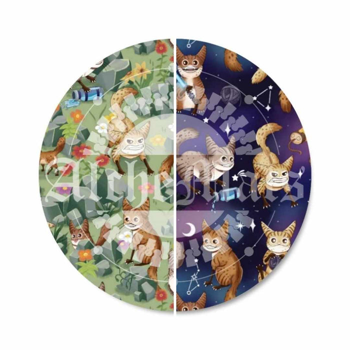 Preorder R31 Fabric/Vinyl Space Cats