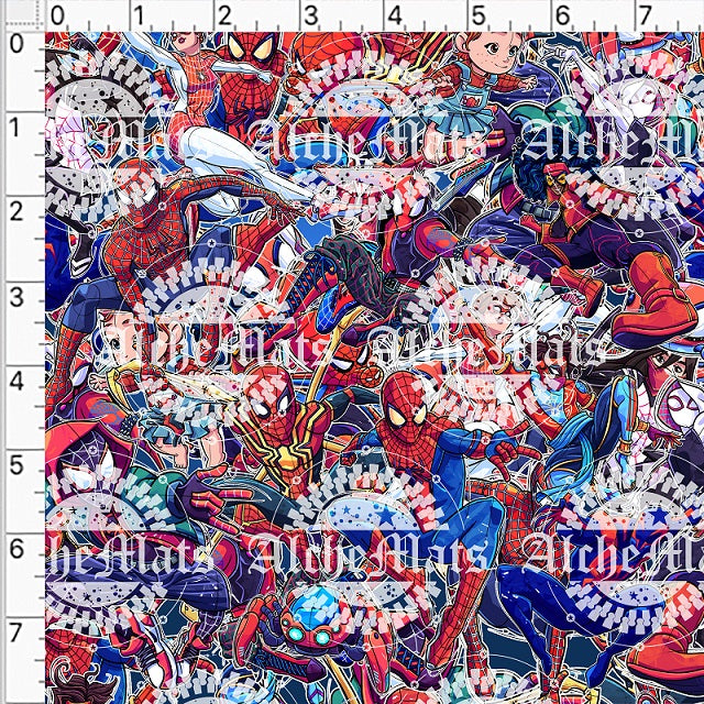Preorder R31 FABRIC/VINYL Stacked Spider Comic