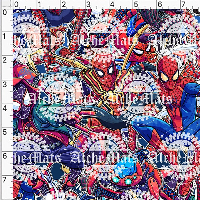 Preorder R31 FABRIC/VINYL Stacked Spider Comic