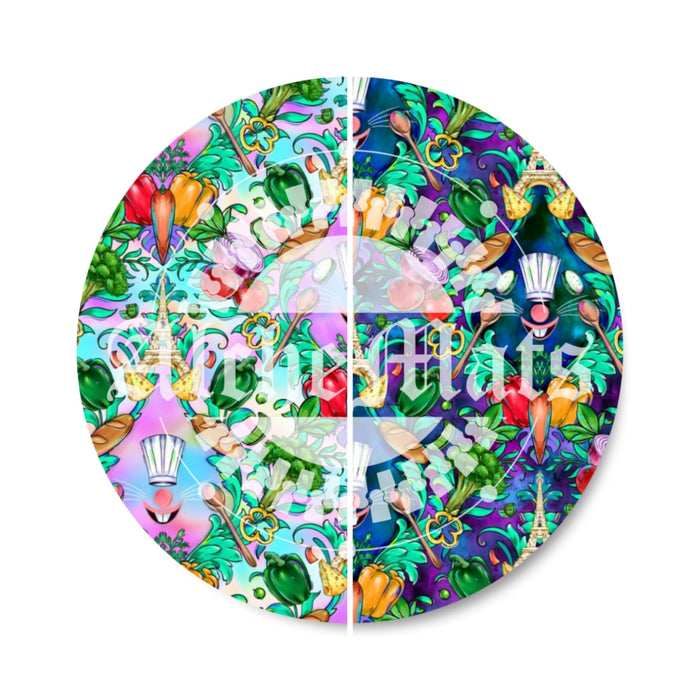 Preorder R31 Fabric/Vinyl Veggie Rat Damask