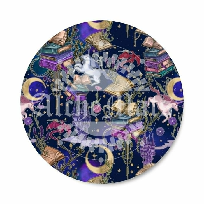 Preorder R31  Fabric/Vinyl Whimsical Fantasy Books