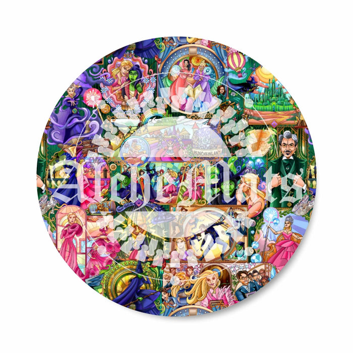 Preorder R31 Fabric/vinyl Wickedly Stained Glass Rerun