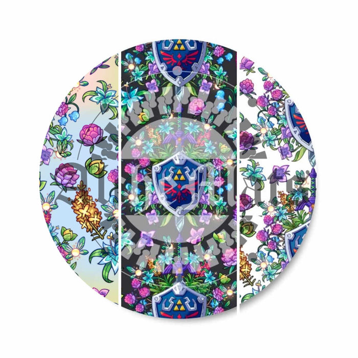Preorder R31 VINYL/FABRIC Floral Sword Shield