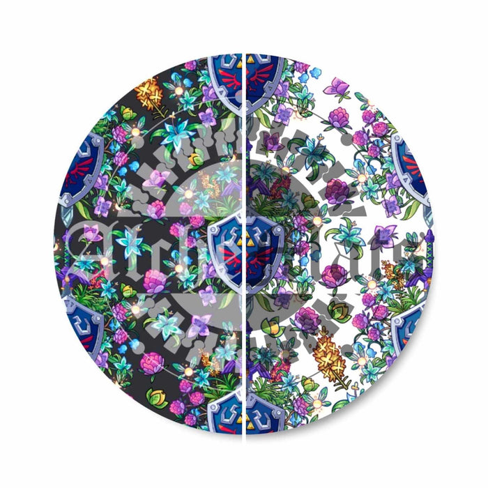Preorder R31 VINYL/FABRIC Floral Sword Shield