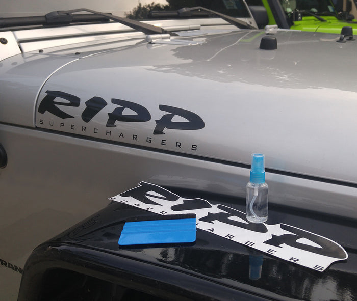 RIPP Hood Decal Kit side view