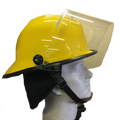 SA Fire Helmet c/w Neck Protection & Visor