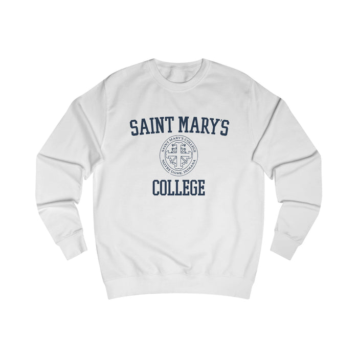 Saint Mary's College Alternative Seal Crewneck | Spes Unica | Better in Blue Co.