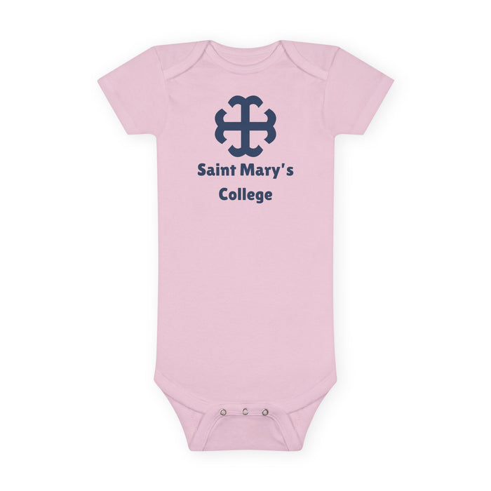 Saint Mary's College Baby Onesie | French Cross | Belles | Better in Blue Co.