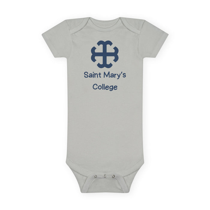 Saint Mary's College Baby Onesie | French Cross | Better in Blue Co.