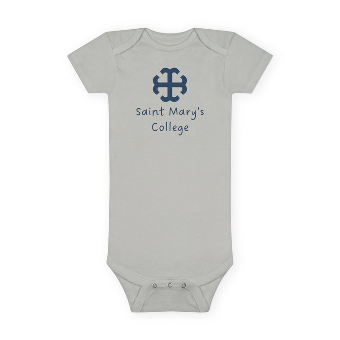Saint Mary's College Baby Onesie | French Cross | Better in Blue Co.