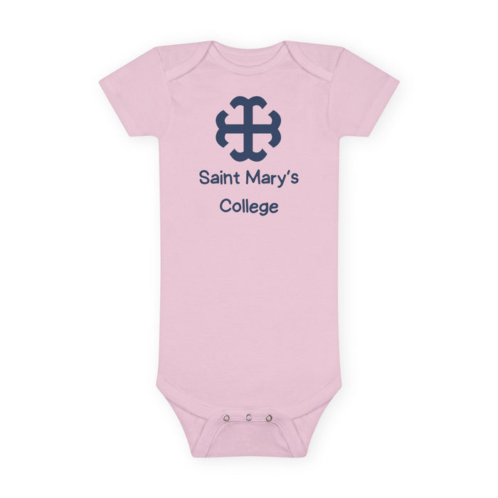 Saint Mary's College Baby Onesie | French Cross | Better in Blue Co.