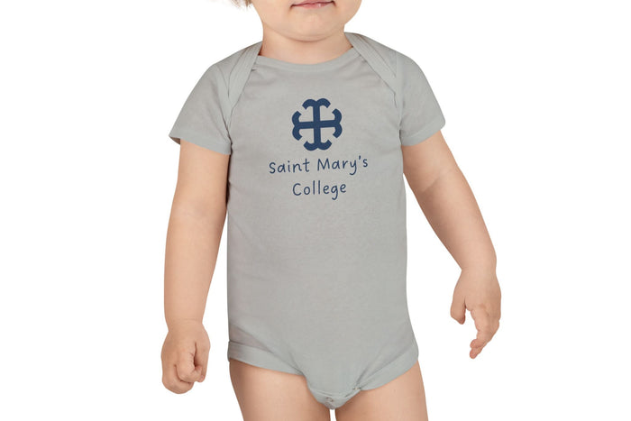 Saint Mary's College Baby Onesie | French Cross | Better in Blue Co.