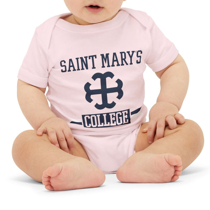 Saint Mary's College Baby Onesie No. 1 | French Cross | Better in Blue Co.