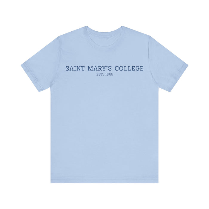 Saint Mary's College Belles Blue Tee | Notre Dame, IN | Smick | Better in Blue Co.