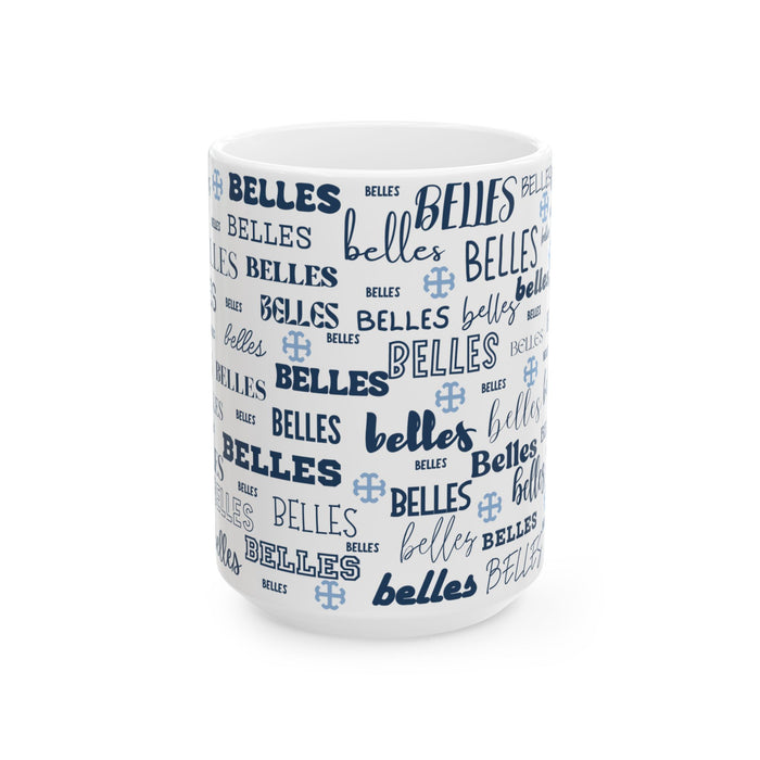 Saint Mary's College Belles Ceramic Mug | French Cross | Smick | Better in Blue Co.