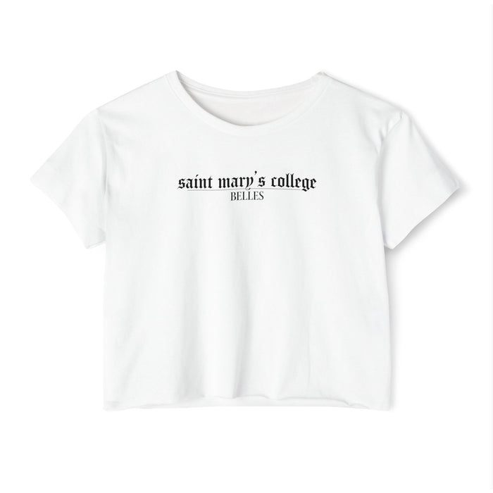 Saint Mary's College Belles Crop Top | Better in Blue Co.