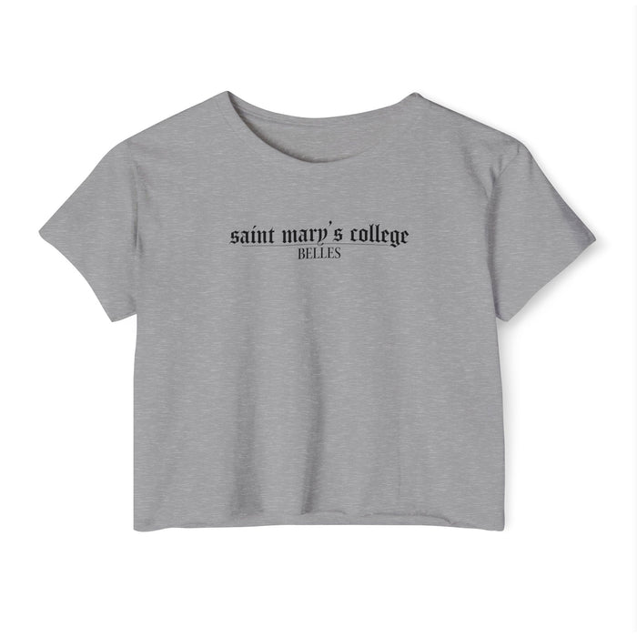 Saint Mary's College Belles Crop Top | Better in Blue Co.
