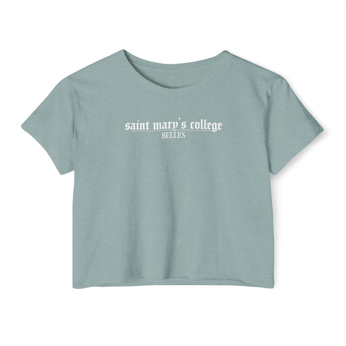 Saint Mary's College Belles Crop Top | Better in Blue Co.