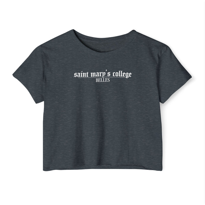 Saint Mary's College Belles Crop Top | Better in Blue Co.