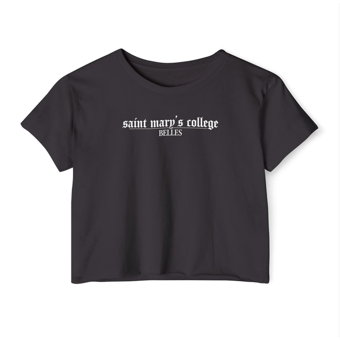 Saint Mary's College Belles Crop Top | Better in Blue Co.