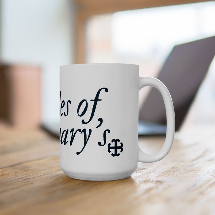 Saint Mary's College "Belles of Saint Mary's" Mug | French Cross | Better in Blue Co.