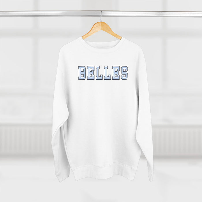 Saint Mary's College "BELLES" Unisex Crewneck Sweatshirt | Navy Blue | Belles Blue | Better in Blue Co.