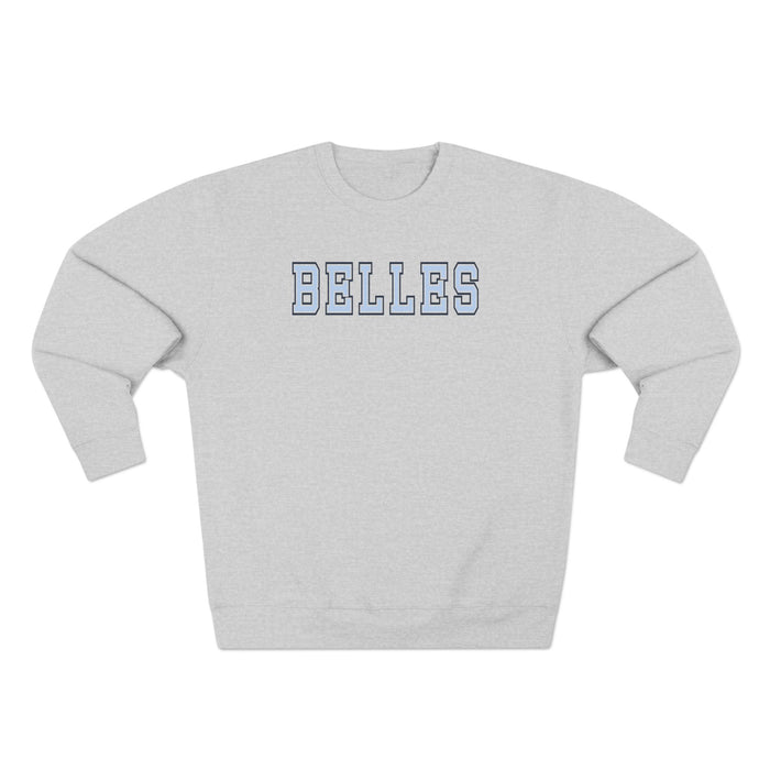 Saint Mary's College "BELLES" Unisex Crewneck Sweatshirt | Navy Blue | Belles Blue | Better in Blue Co.