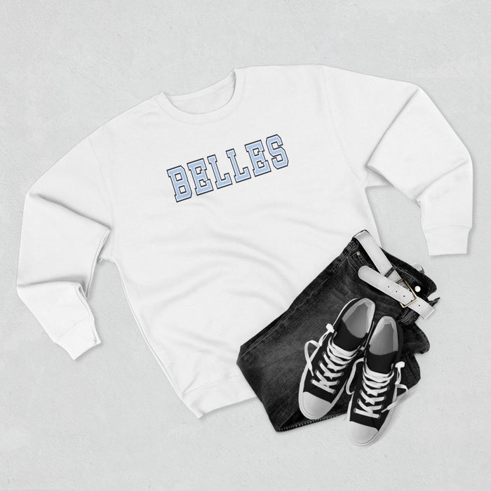 Saint Mary's College "BELLES" Unisex Crewneck Sweatshirt | Navy Blue | Belles Blue | Better in Blue Co.