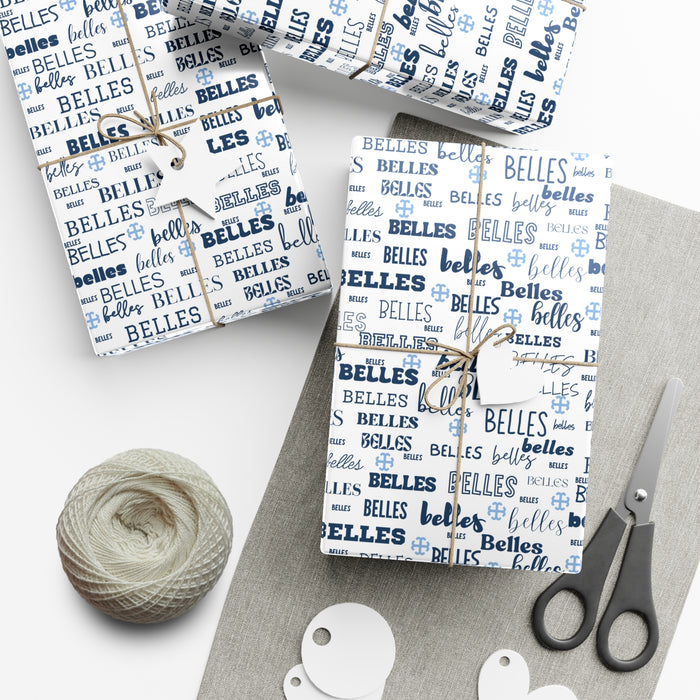 Saint Mary's College Belles Wrapping Paper | French Cross | Smick
