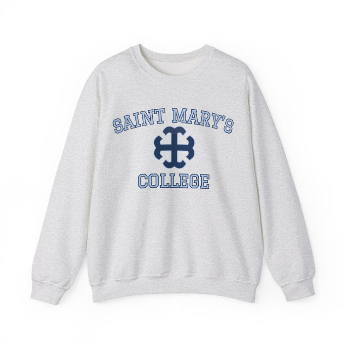Saint Mary's College Crewneck Navy/Belles Blue | Smick | French Cross